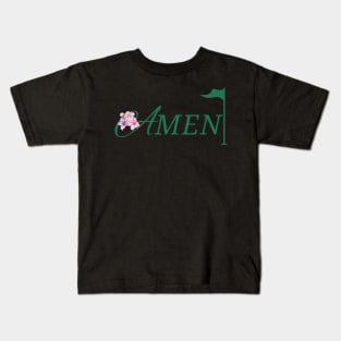 AMEN MASTERS GOLF Kids T-Shirt
